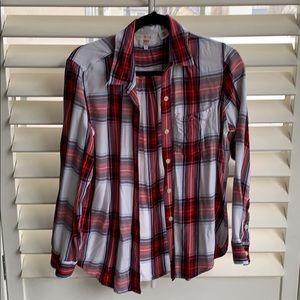 Levi’s Button Up Boyfriend Fit Top Size Medium